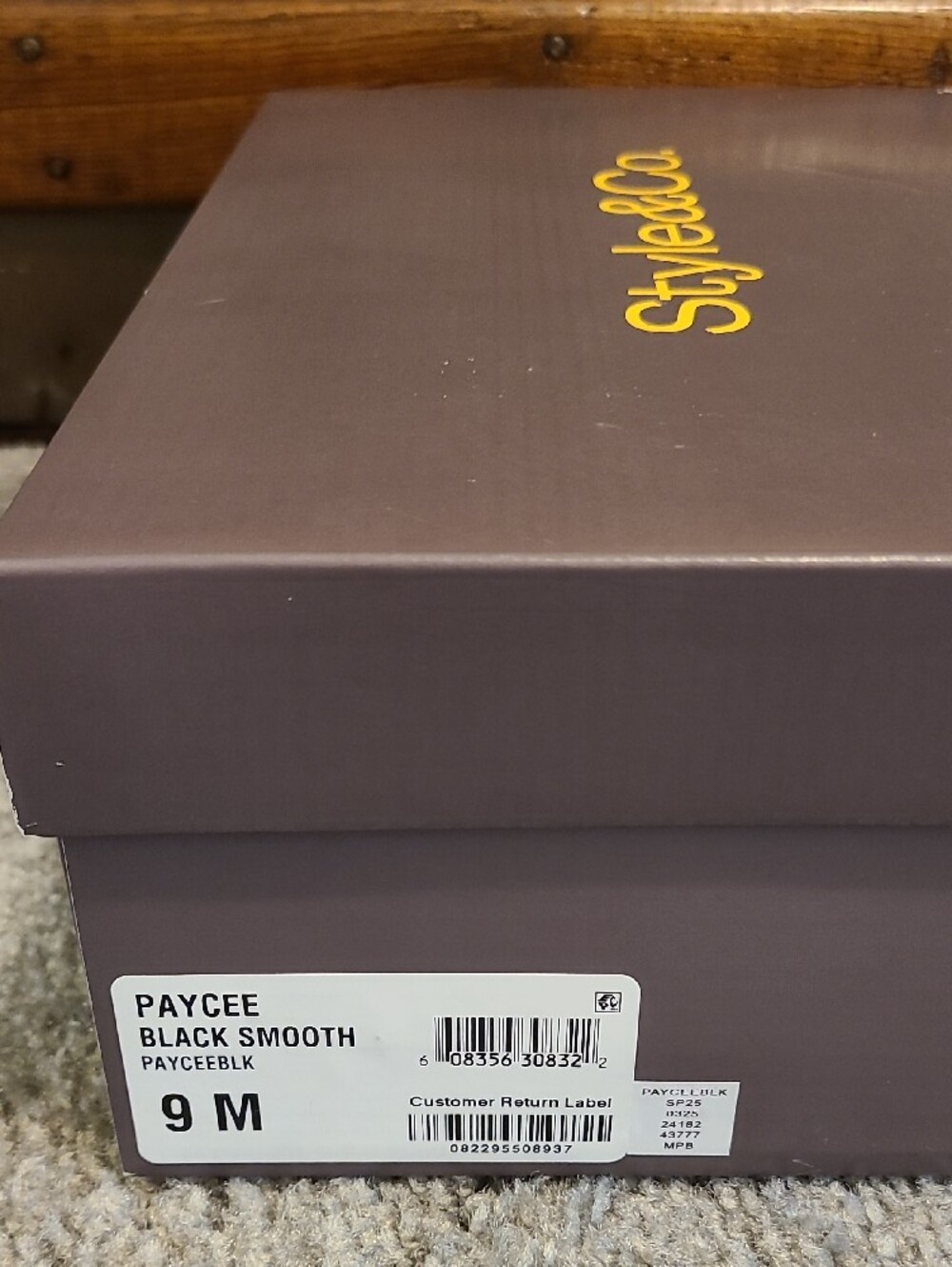 Style & Co. Black Ankle-Strap Mid Heel Sandals, Sz 9, New - Picture 7 of 7